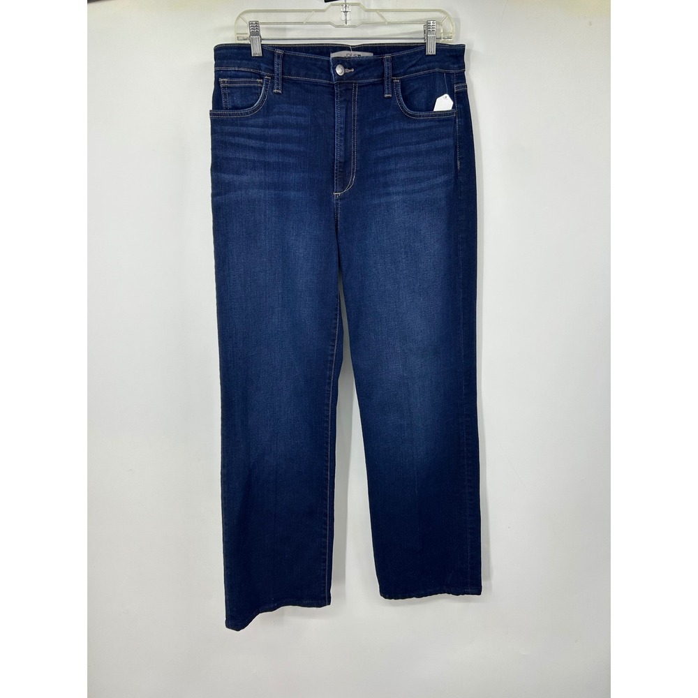Joe's Jeans Womens High Rise Straight Leg Dark Wash Denim Blue Jeans Size 32